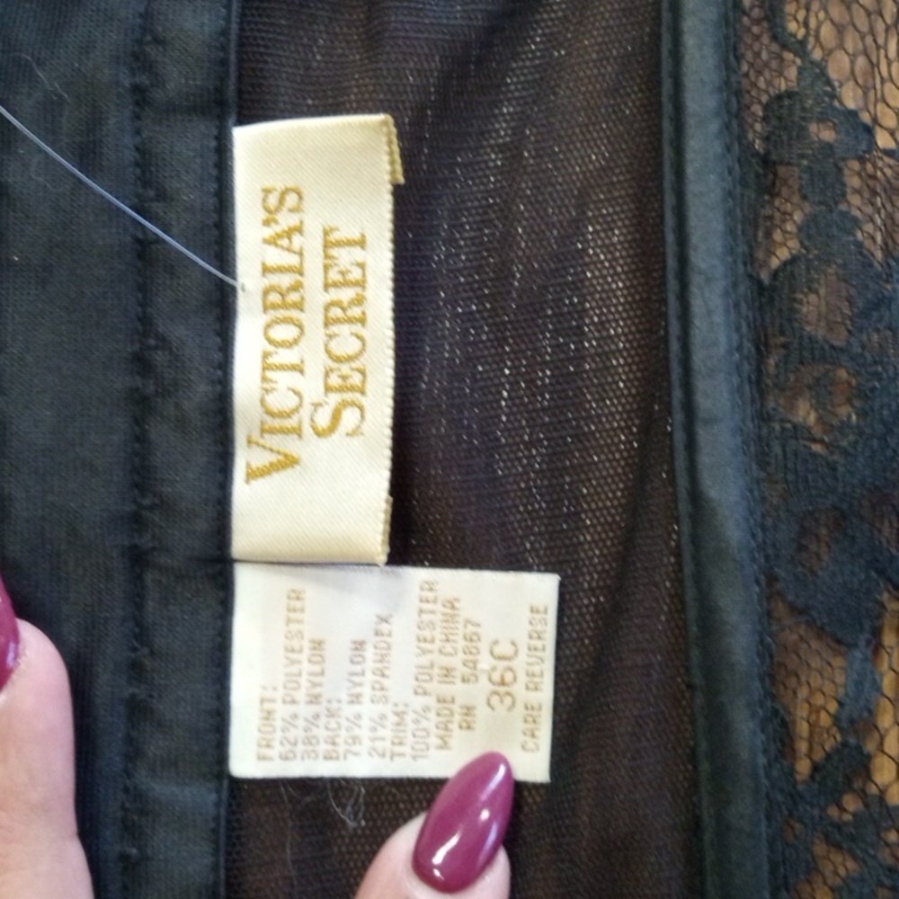 Victoria's Secret Black Lace Corset - Picture 5 of 7